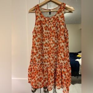 Floral baby doll dress